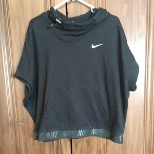 Nike cropped short sleeve sweatshirt